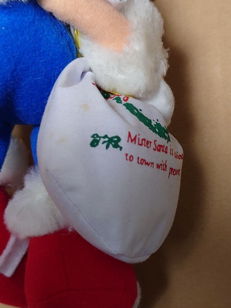 レトロ ソニック Dr.エッグマン クリスマス サンタ ぬいぐるみ 1994年