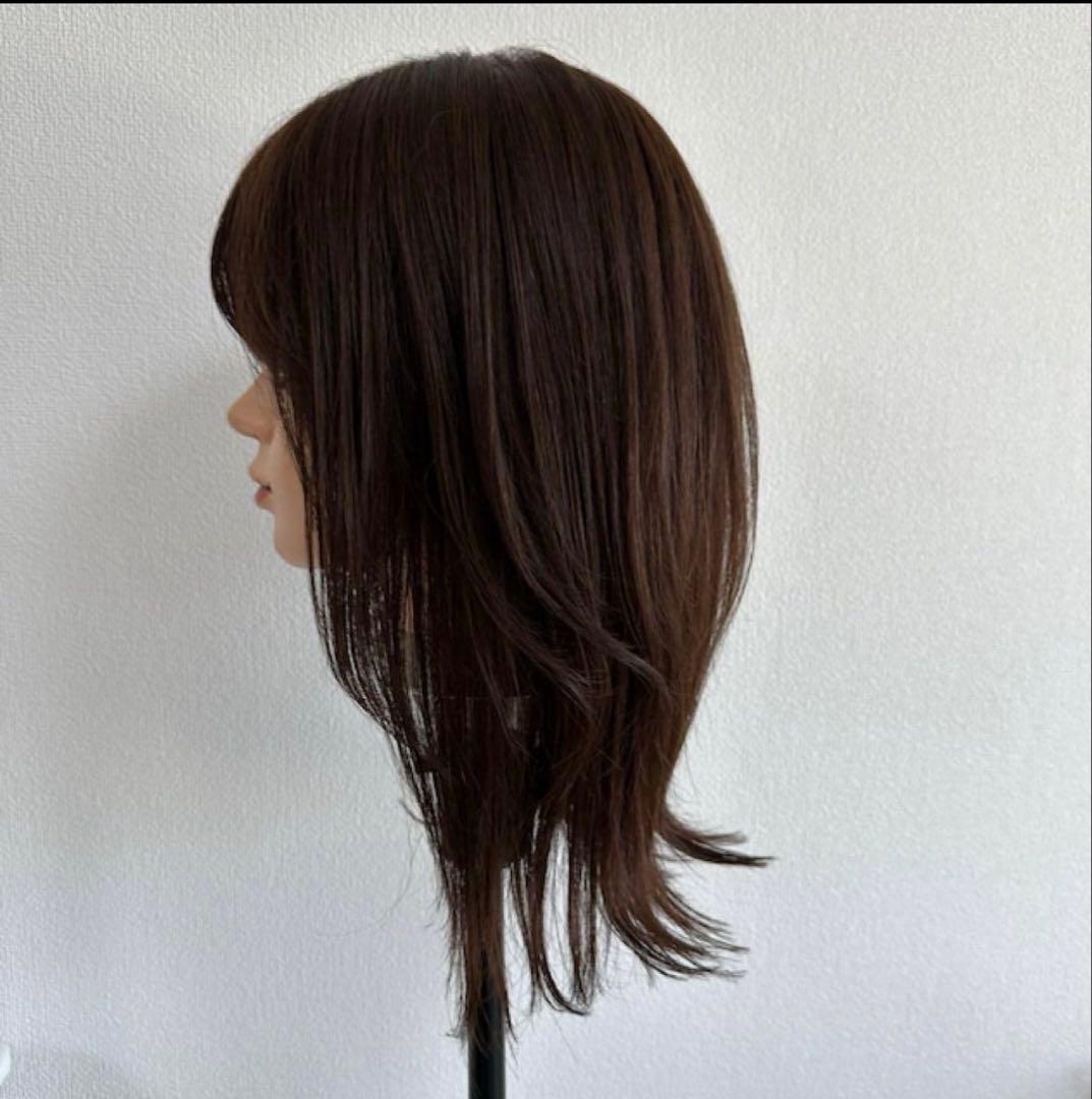 百合子ウィッグ ゆき くびれボブ 人工肌タイプ Mサイズ ナチュラル