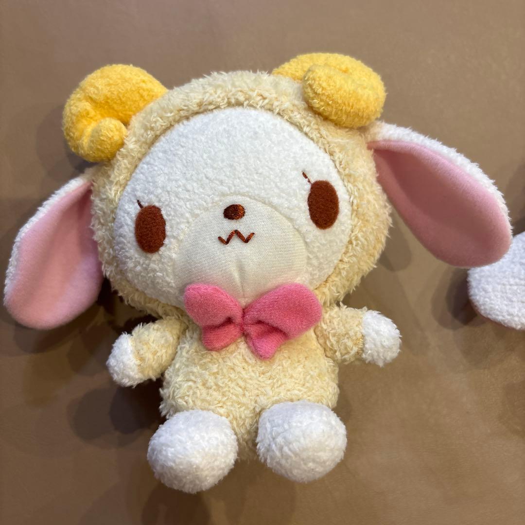シュガーバニーズしろうさ ぬいぐるみ 着ぐるみピンク&イエロー - メルカリ