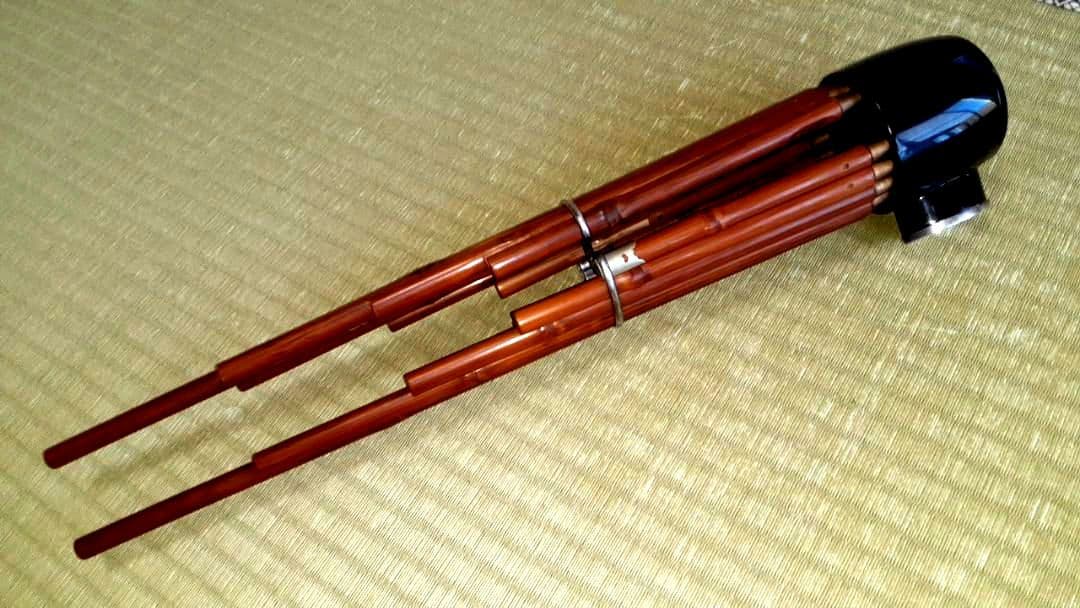 雅楽　笙　煤竹　矢竹　雌竹