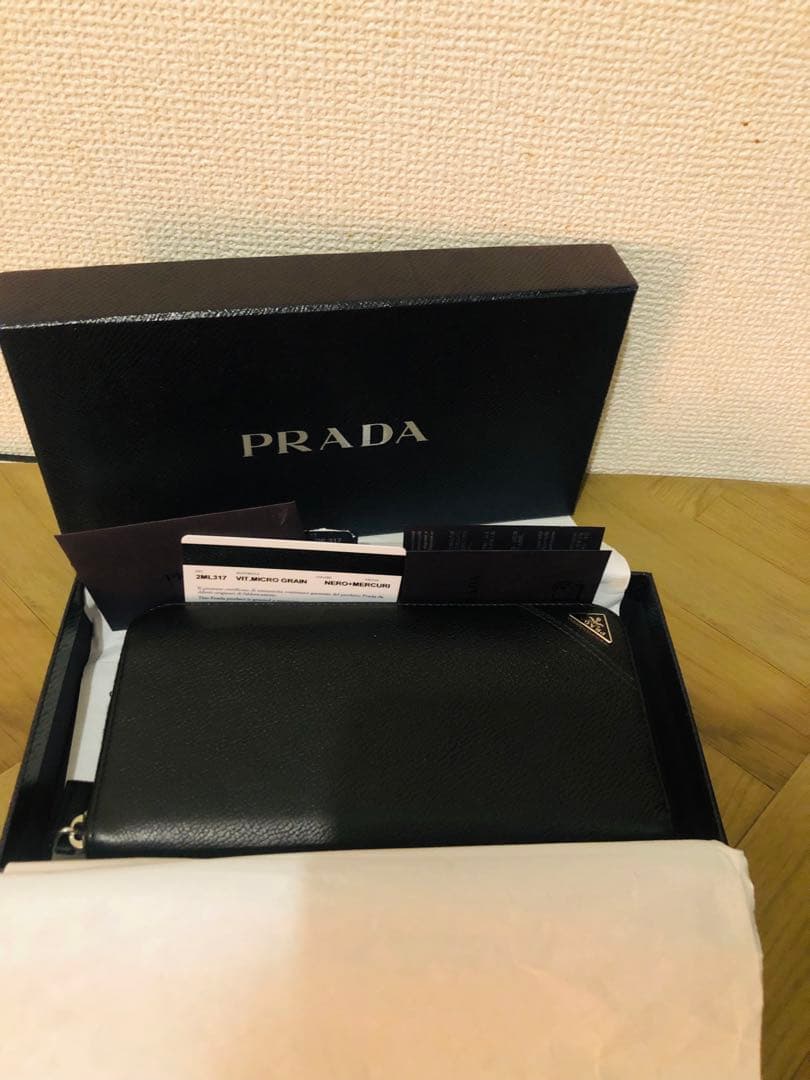 PRADA 長財布(ICチップ(RFID)搭載 PRADA✨RFID✨ICチップサフィアーノマルチカラー ジップアラウンド長