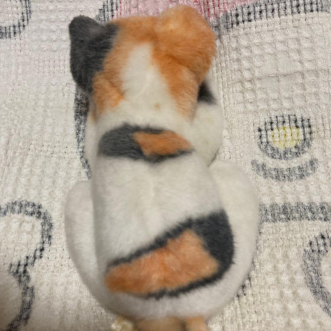 昭和レトロリーベ社猫寝そべりポーズぬいぐるみ中古品