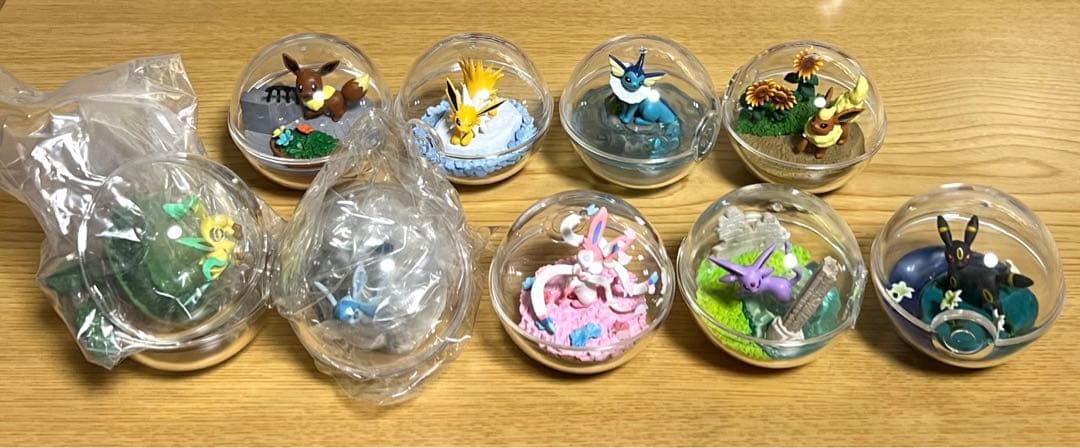 ポケモン　テラリウム　ブイズ　リーメント　フィギュア　ニンフィア　ブラッキー