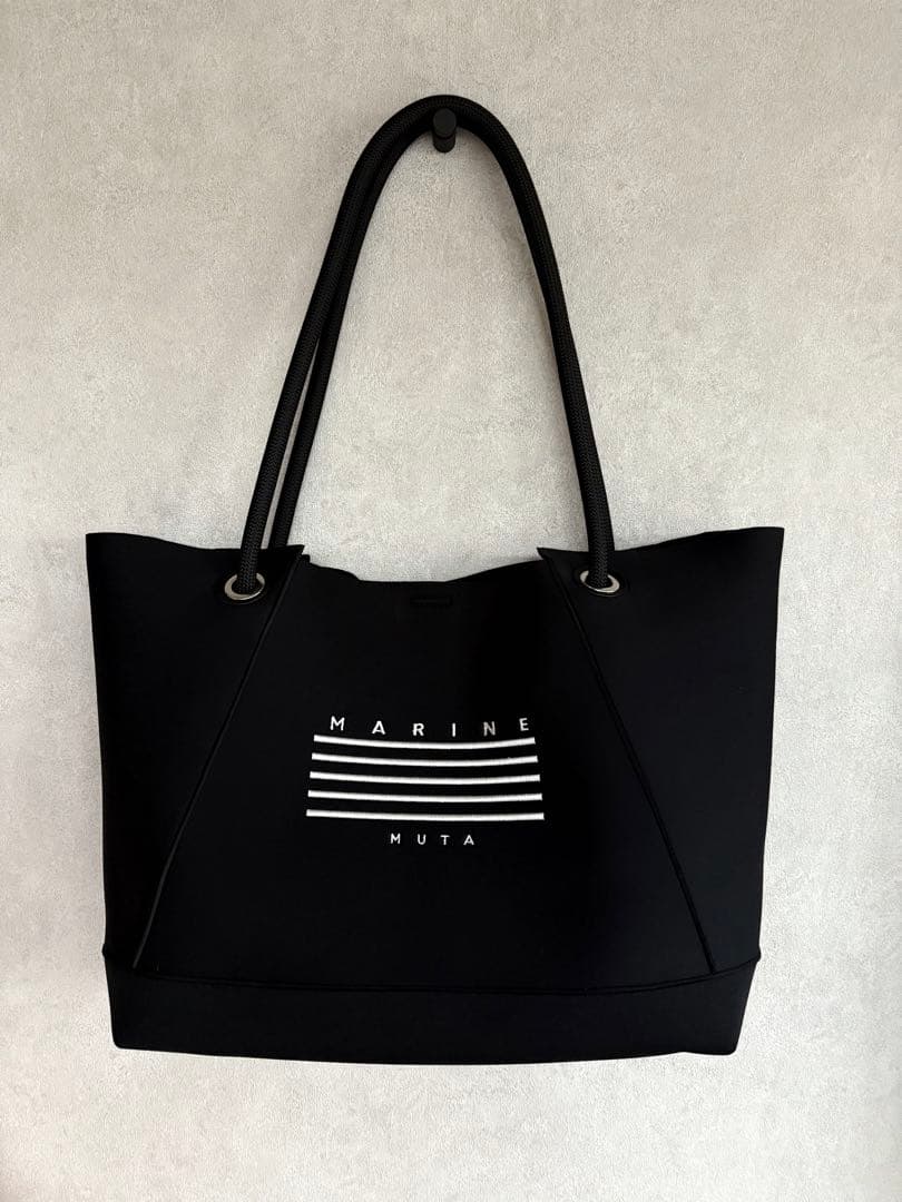 【新品】muta MARINEカットオフネオプレン BIGトートバッグ　ブラック