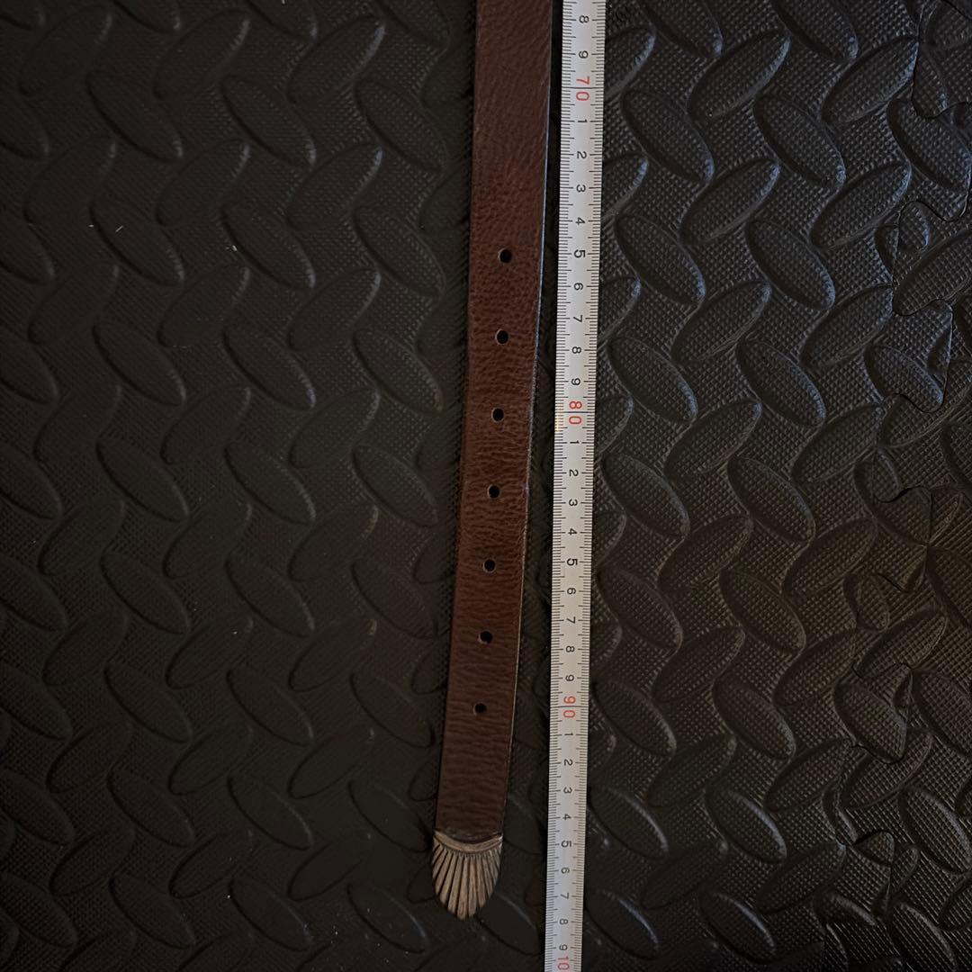 インターナショナルギャラリービームス WILLIAM レザーベルト ブラウン