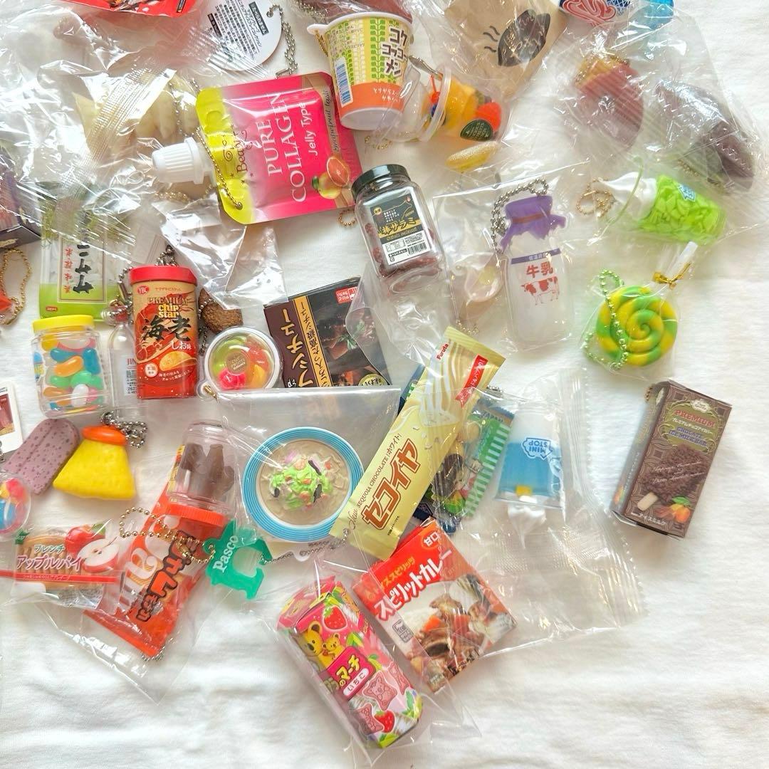 大量 まとめ売り】 お菓子 食品 フード ミニチュアチャーム ガチャ