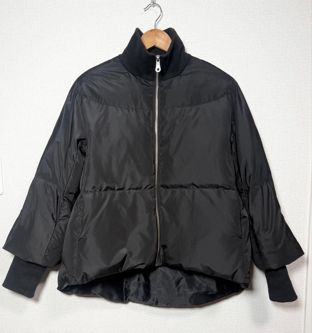 BEARDSLEY ビアズリー ジップフレアダウン ブラック フリーサイズ