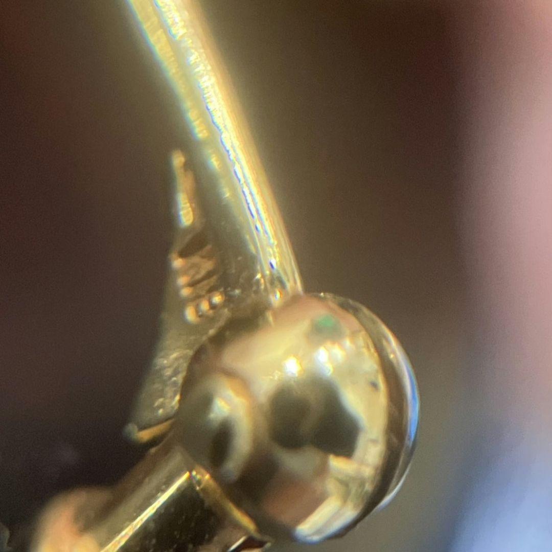 K18 べっ甲 カメオ ブローチ ヴィンテージ