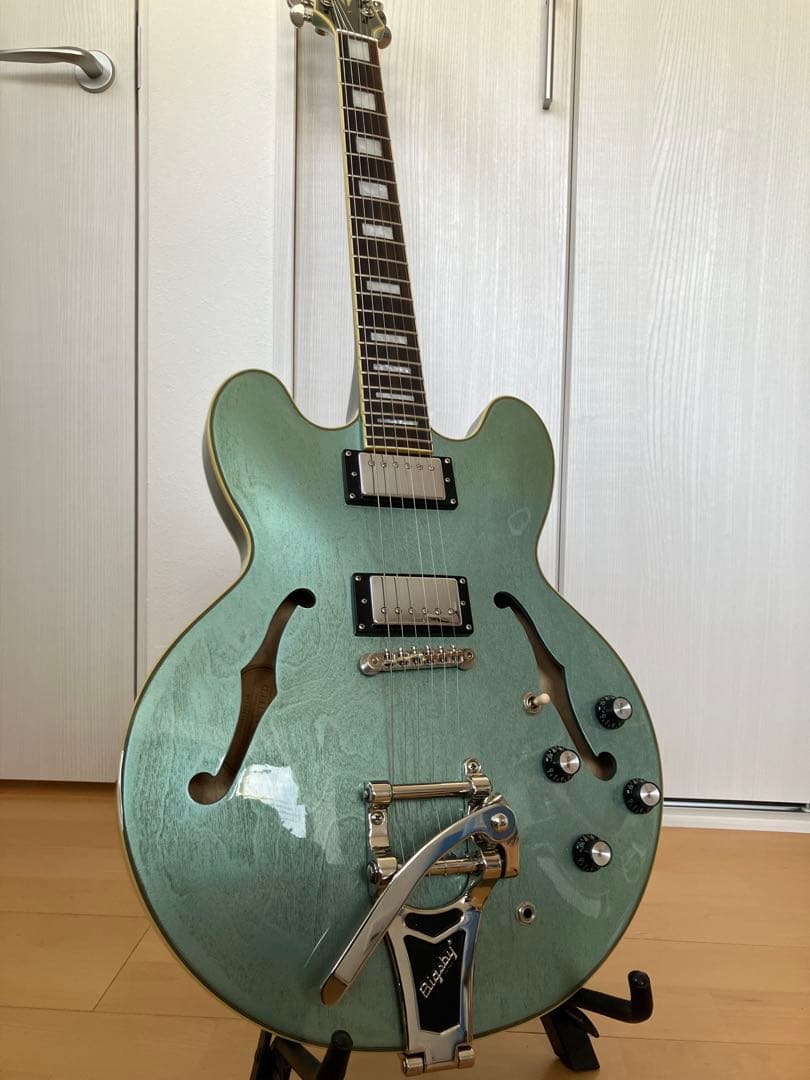 Epiphone ES-355 ペルファムブルー　セミアコ