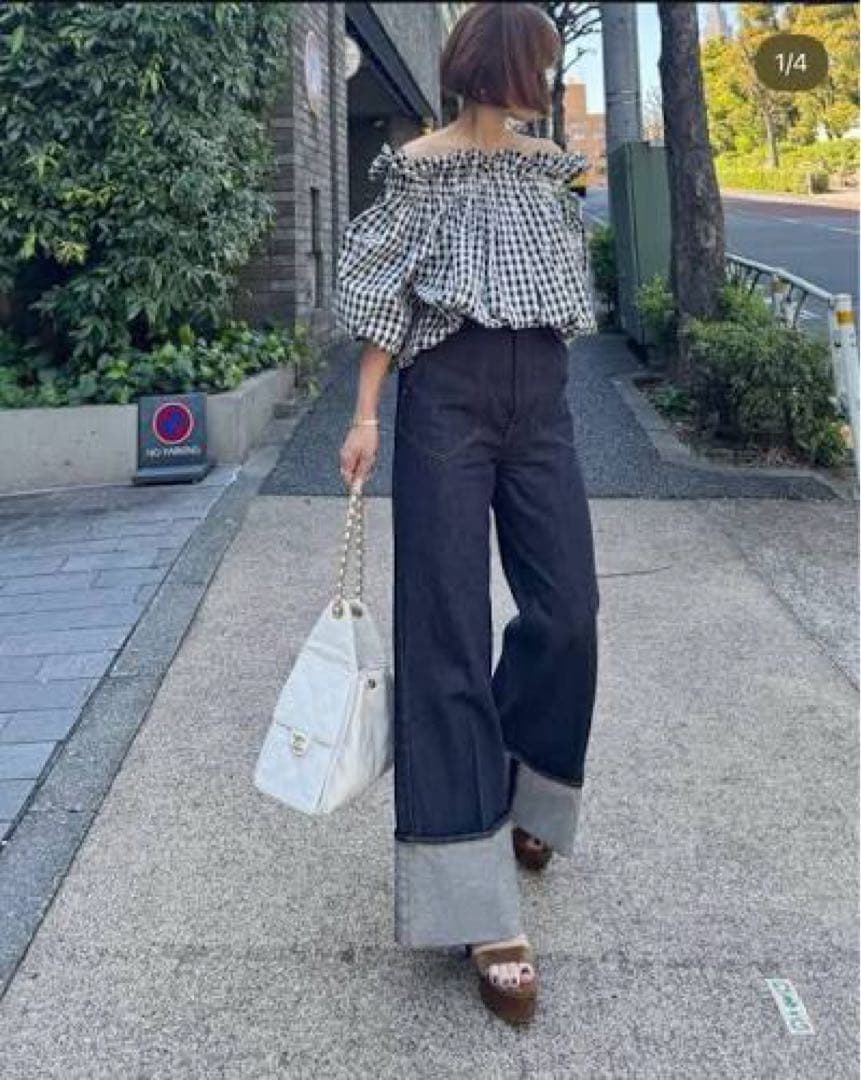 cygne シーニュ デニム Laetitia ロールアップデニム Laetitia | Cygne