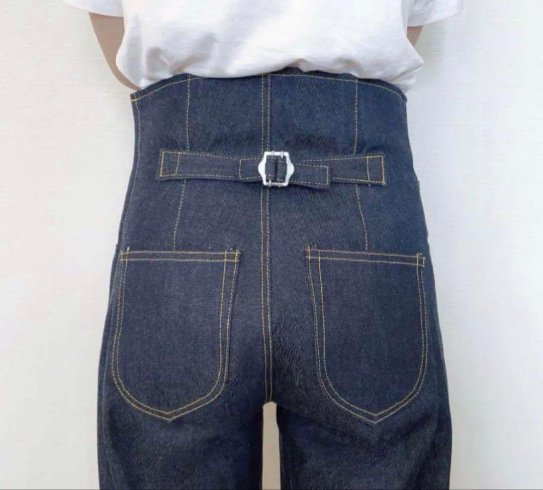 【美品】 cygne シーニュ Laurent デニム インディゴ サイズ1