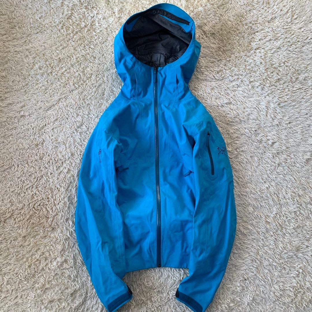 ARC’TERYX GORE-TEX ハードシェル S 水色 テック