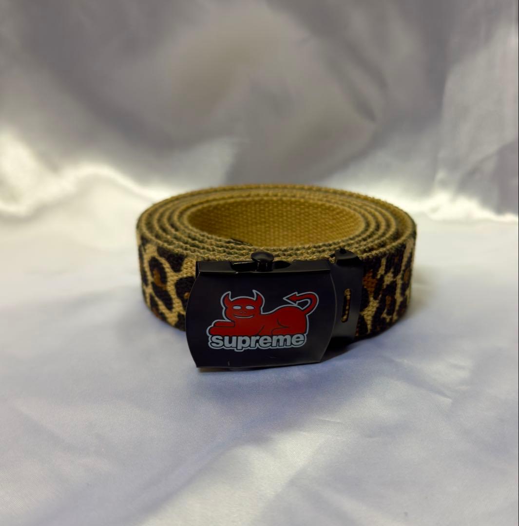 supreme ベルト　トイマシーン　レオパード Supreme/Toy Machine Webbing Belt | Supreme 24ss