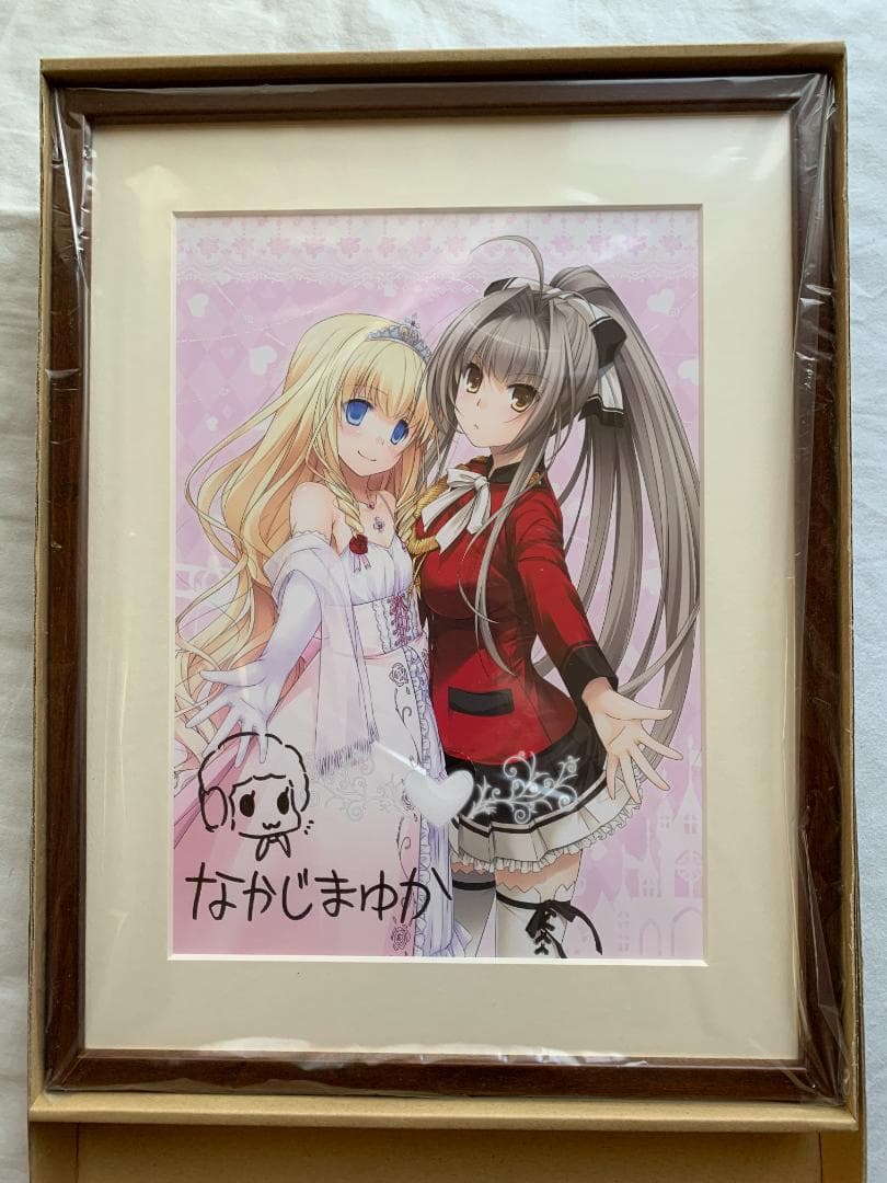 【新品未使用】 甘城ブリリアントパーク 直筆サイン入り複製原画 なかじまゆか氏