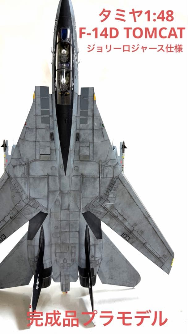 タミヤ1/48 F-14D TOMCAT ジョリーロジャース仕様VF-103 タミヤ1/48 F-14D TOMCAT ジョリーロジャース仕様VF-103 F-14B