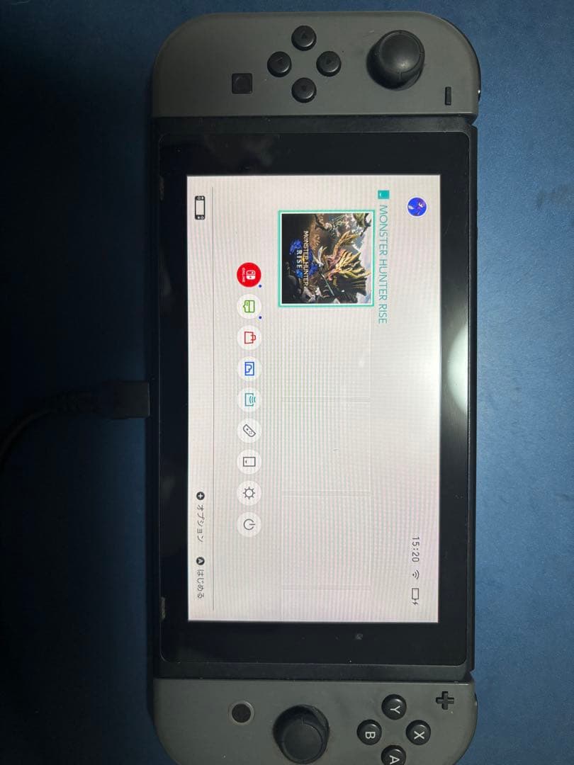 Nintendo Switch グレー 本体　モンスターハンターライズ付