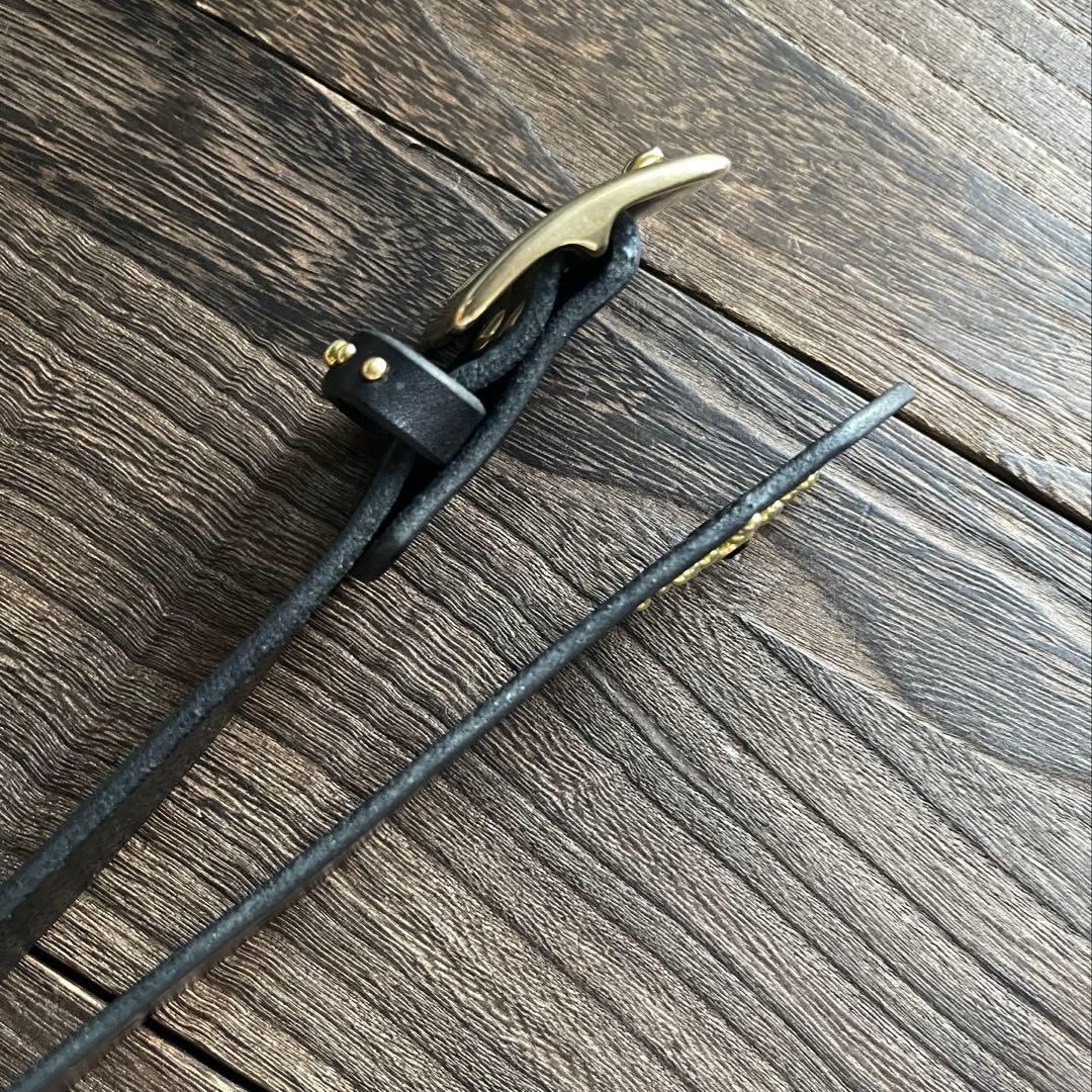 ディッキーズ874専用スタッズギャリソンベルト ミッスーリ真鍮HTC