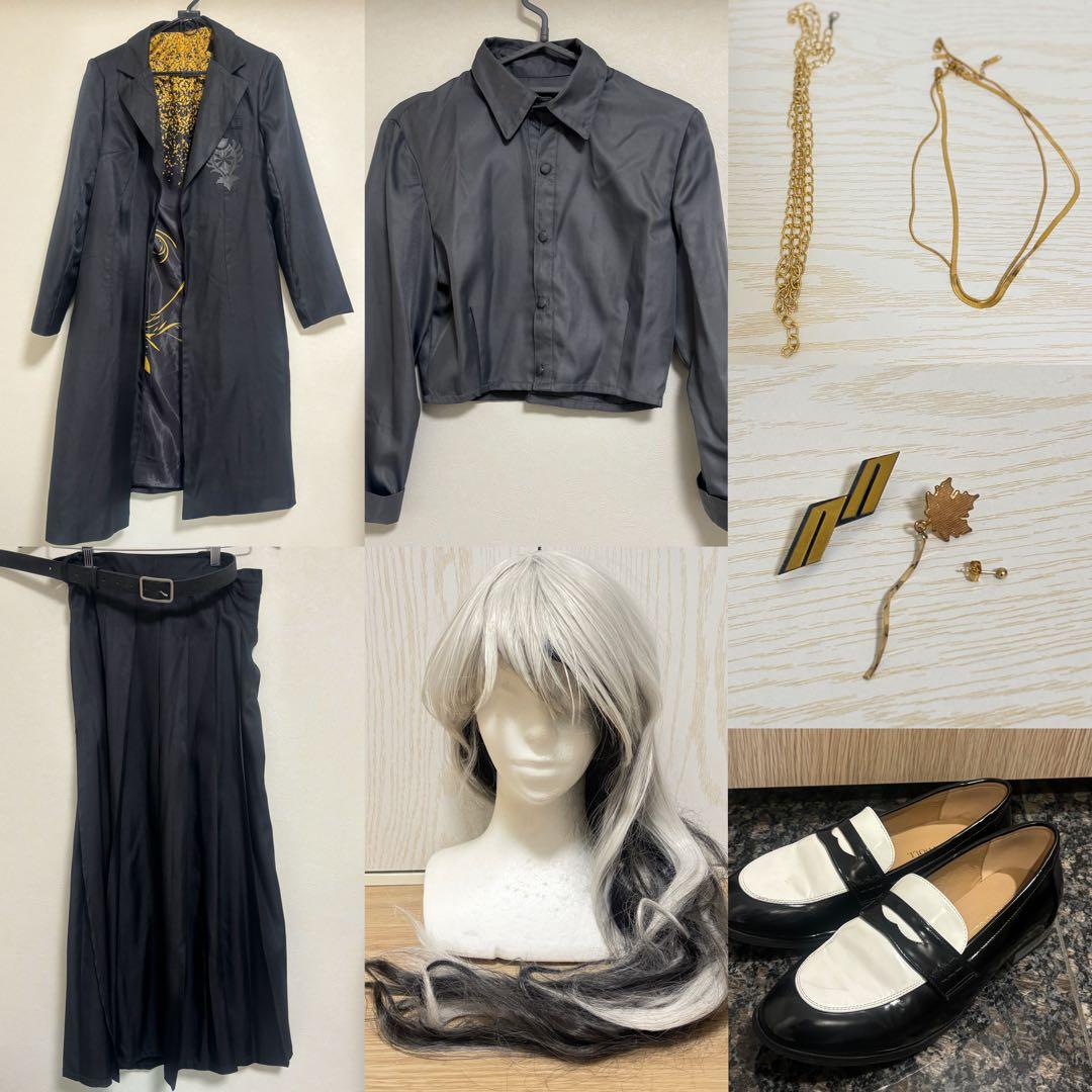 にじさんじ　樋口楓　七次元生徒会　コスプレ衣装　ウィッグ　靴　アクセサリー一式 バーチャルYouTuber VTuber 七次元生徒会 樋口楓 コスプレ衣装