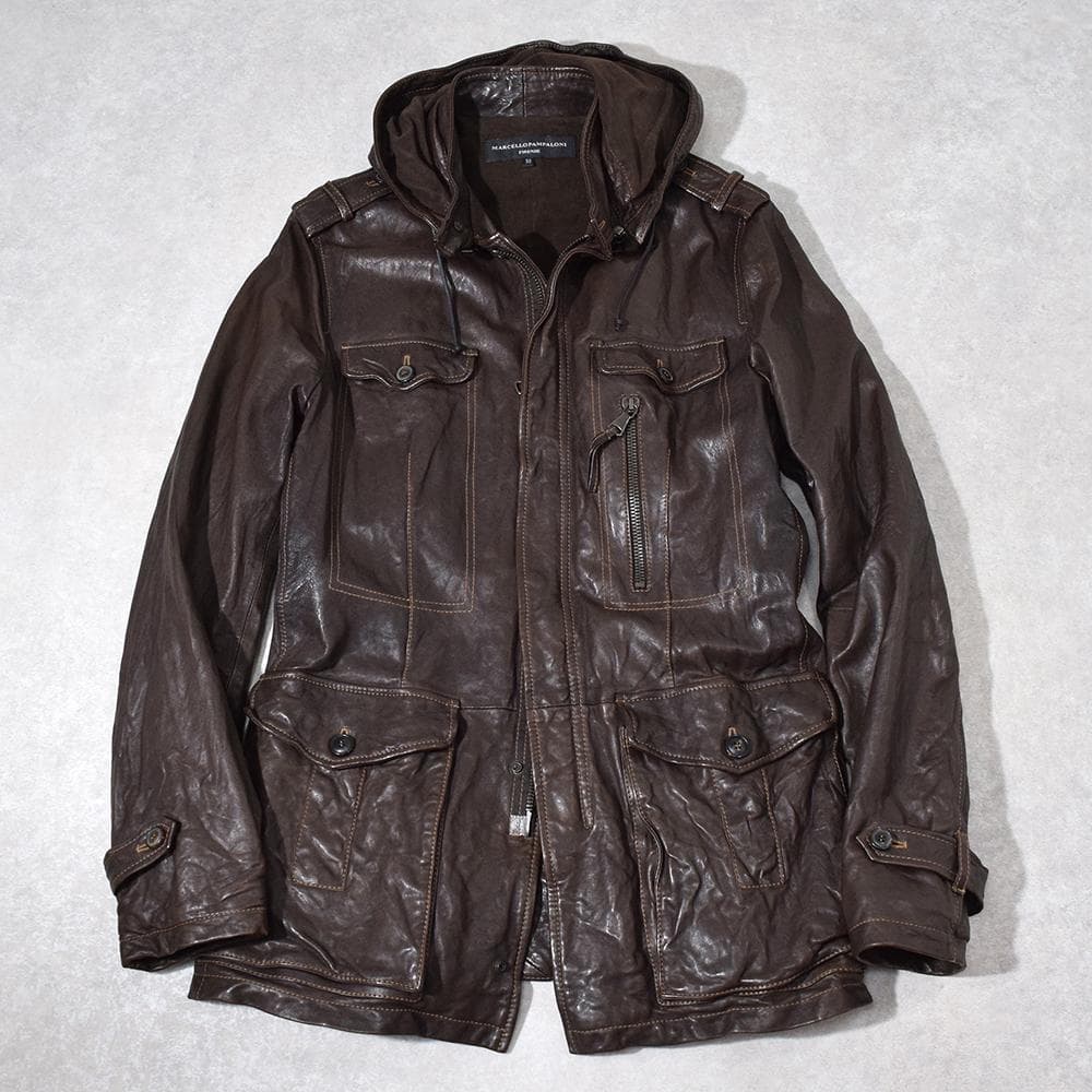 MARCELLO PAMPALONI M-65 バッファローレザージャケット 2026年最新】marcello pampaloniの人気アイテム - メルカリ