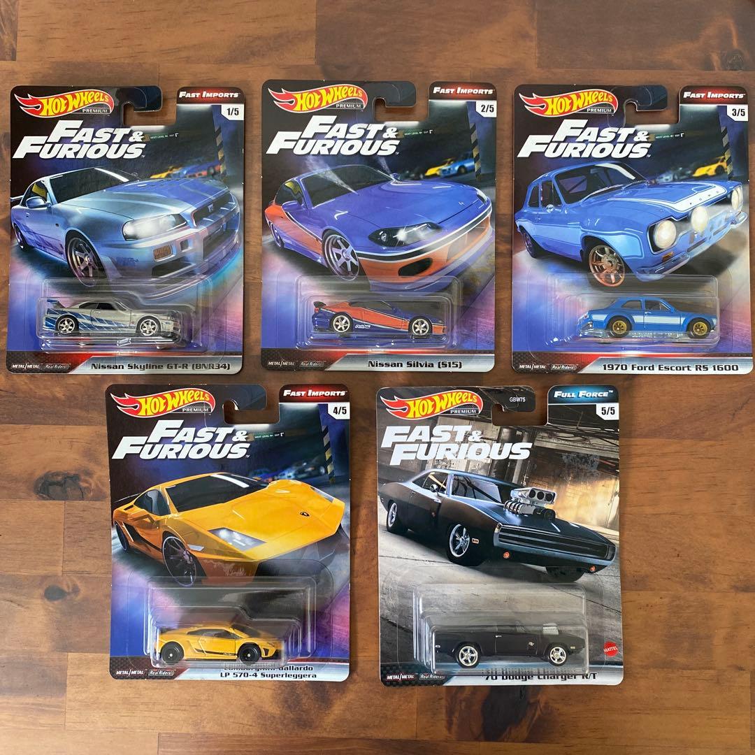 ホットウィール　ワイルドスピード ミニカーセット