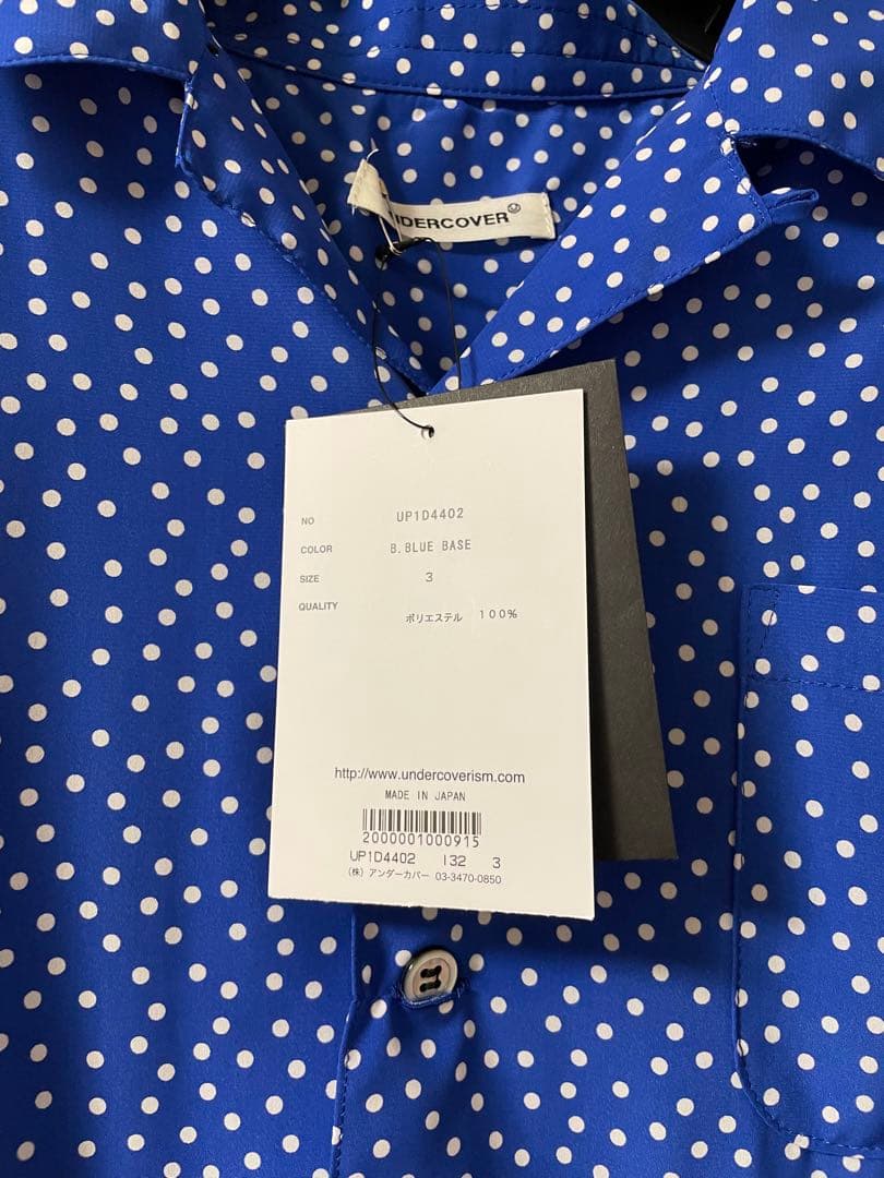 アンダーカバー ドット柄 FUCK刺繍 プルオーバーシャツ UNDERCOVER
