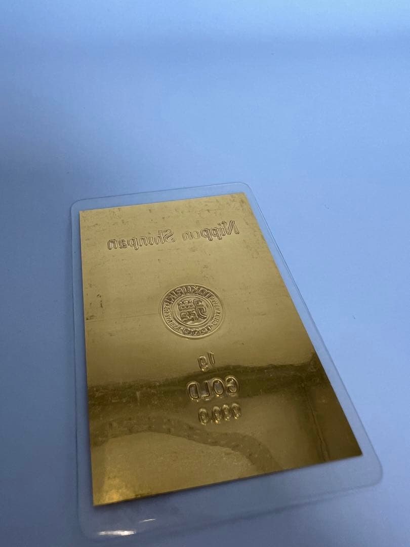 純金カード 1g ラミネート 徳力 - メルカリ