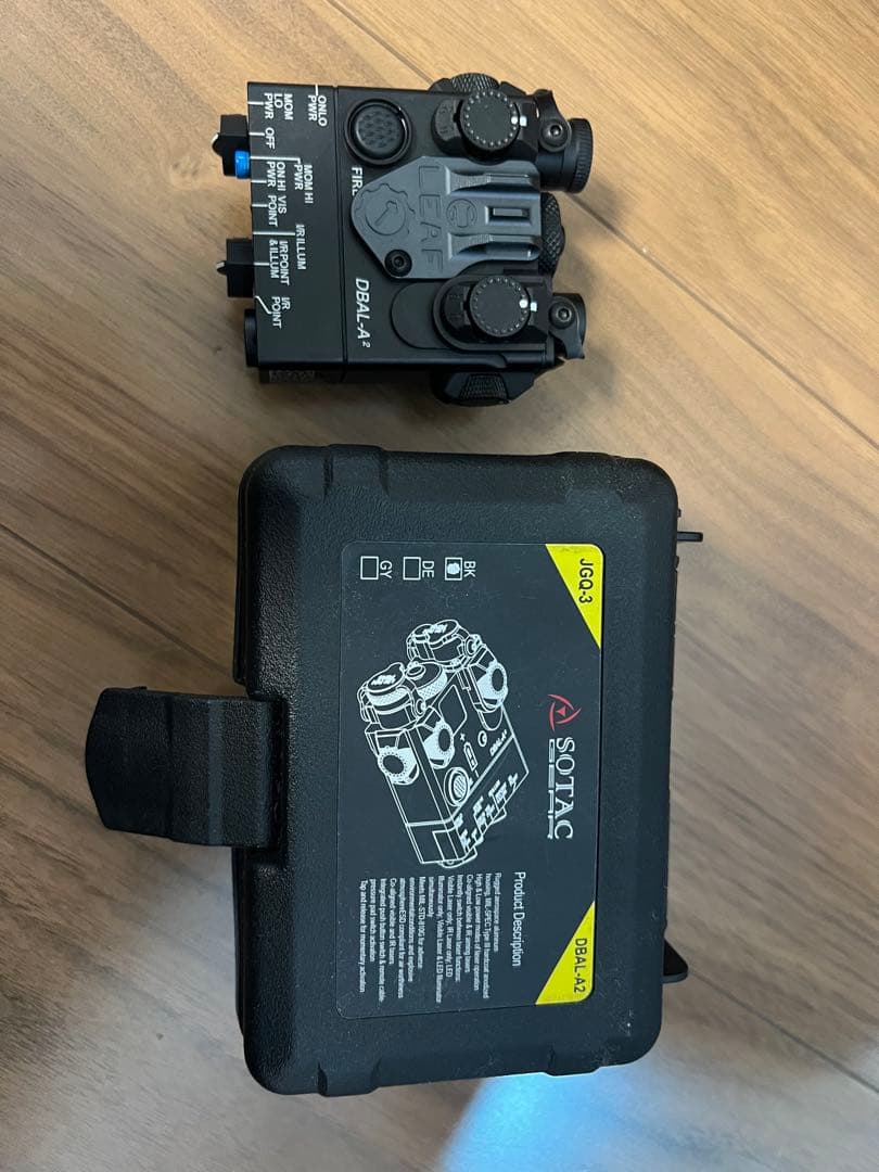 SOTAC DBAL-A2 (フルメタル製) エアガン用のレーザーサイト「DBAL-A2」を買ってみた