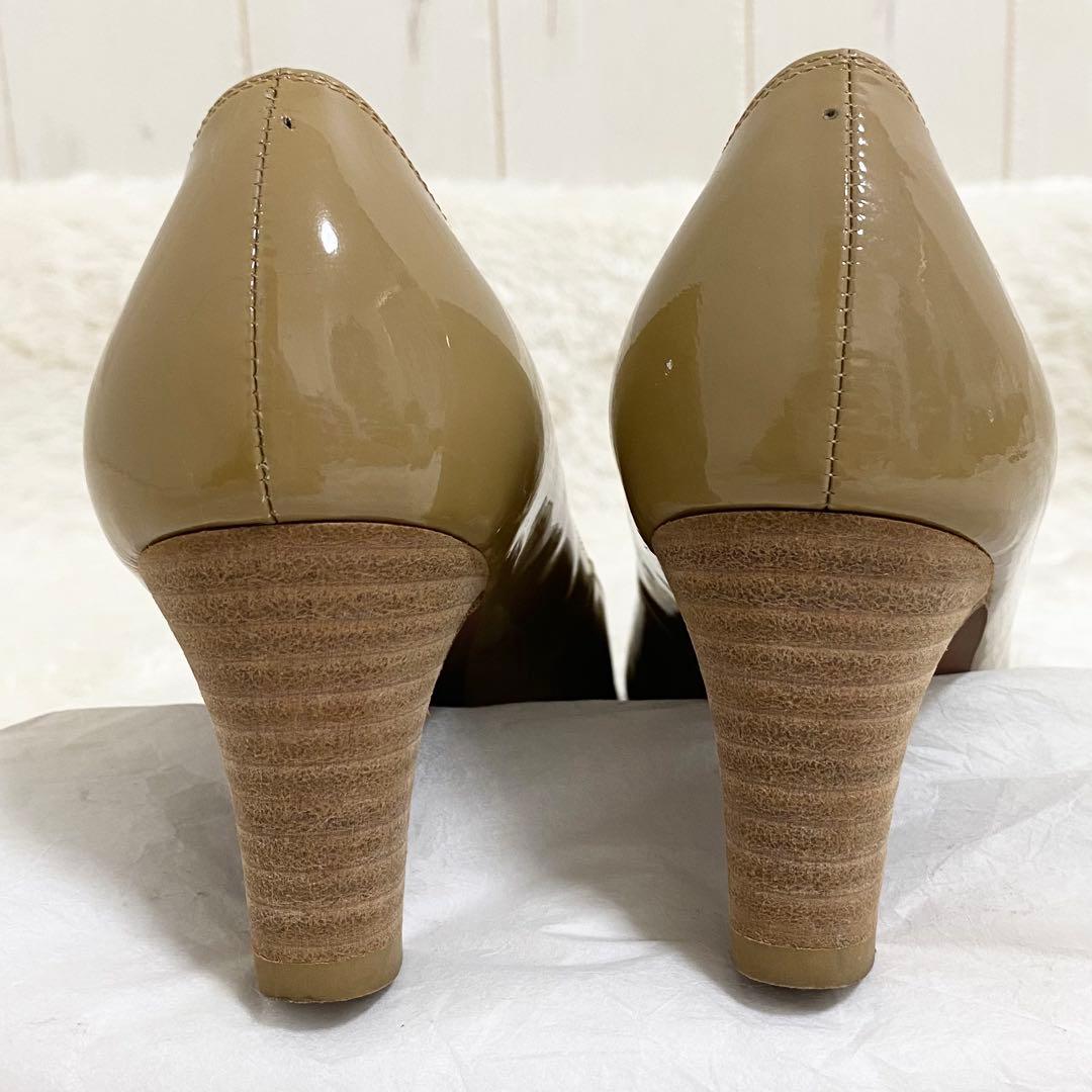 MARGARET HOWELL マーガレットハウエル パンプス エナメルレザー