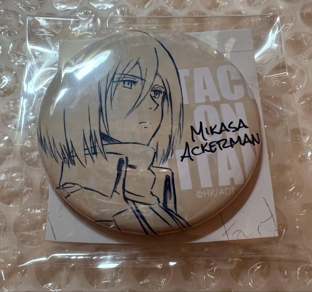 進撃の巨人 ミカサ wit studio 缶バッジ