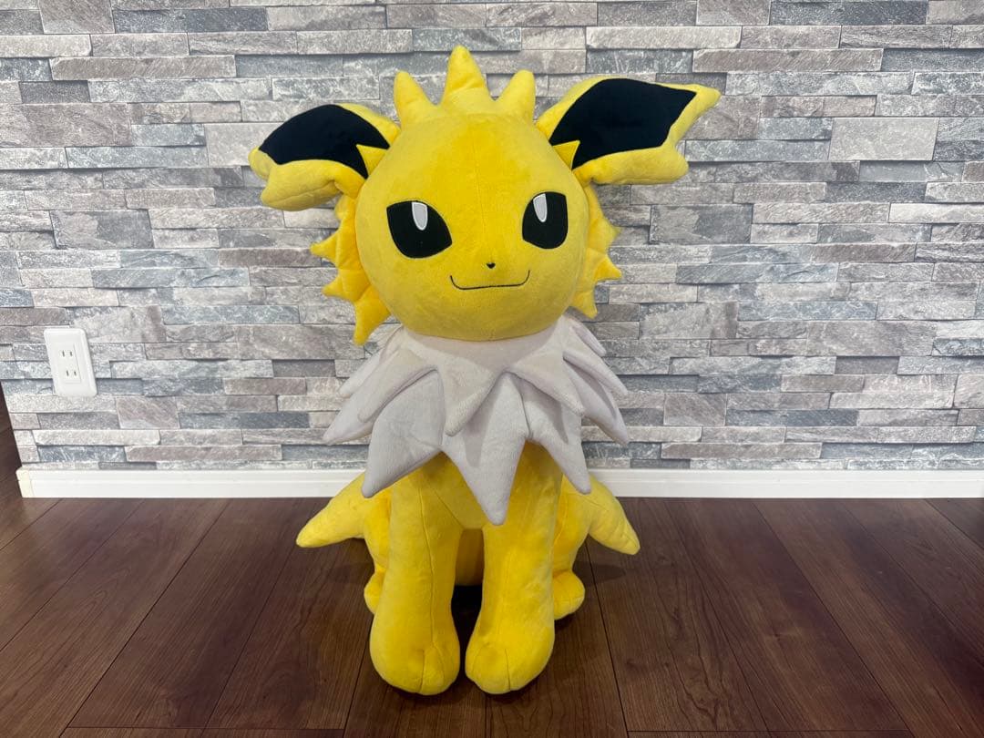 サンダース　等身大　ぬいぐるみ　ポケモンセンター