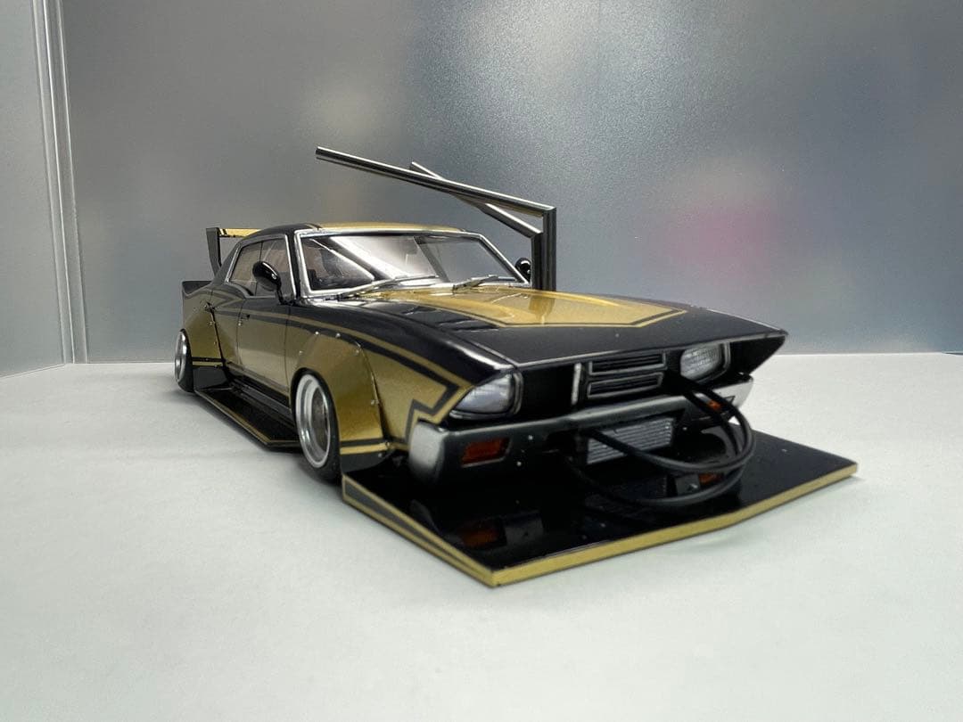 アオシマ1/24 330セドリック プラモデル完成品 街道レーサー - メルカリ