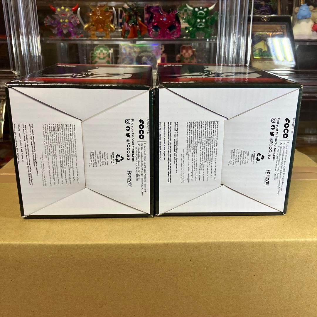 ミニボブルヘッド大谷翔平選手、FOCO製 ゴールド＆シルバー 、日米