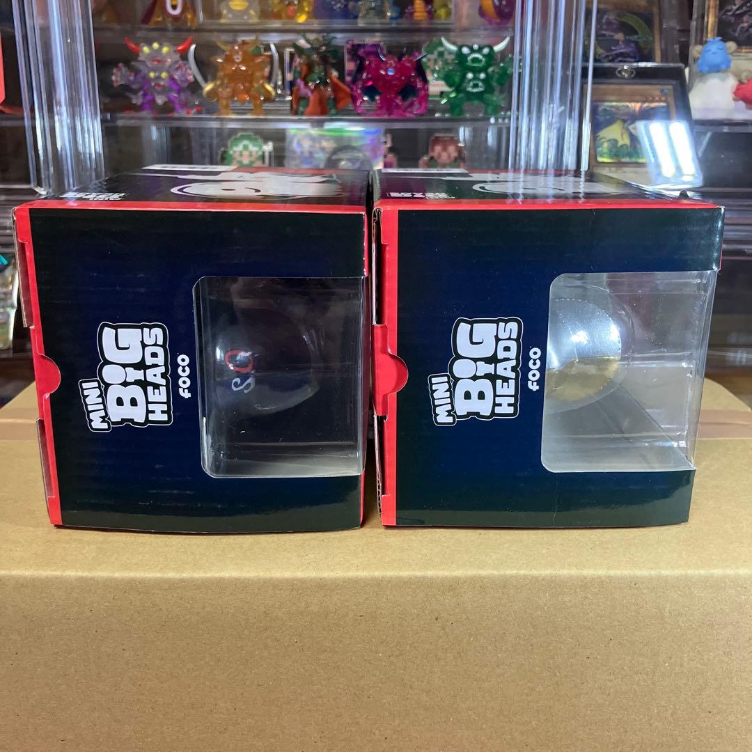 ミニボブルヘッド大谷翔平選手、FOCO製 ゴールド＆シルバー 、日米