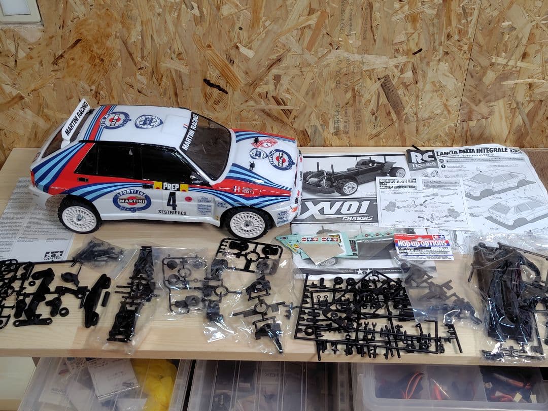 TOMO　XV-01 シャーシ ランチアデルタ オプション多数