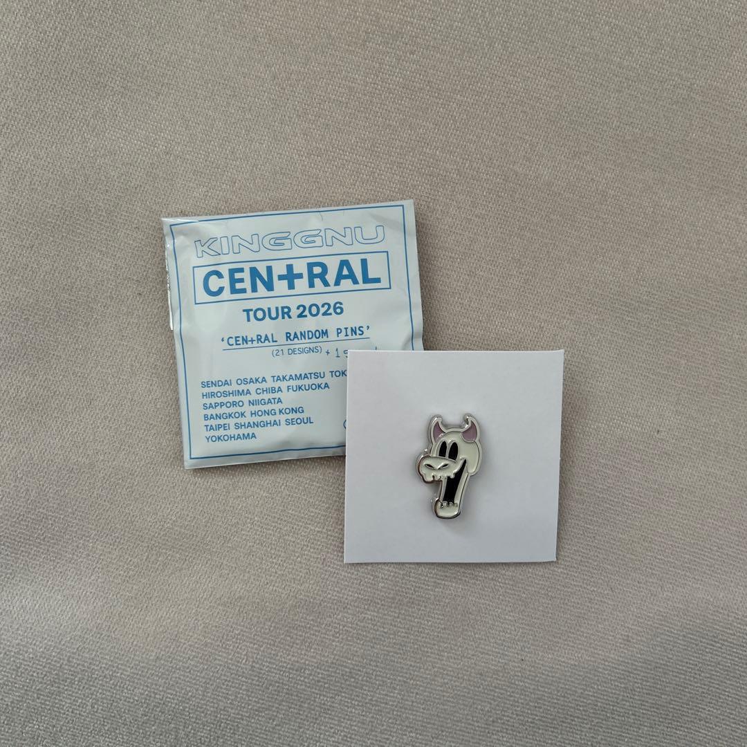 KING GNU CENTRAL TOUR 2026 ピンバッジ - メルカリ