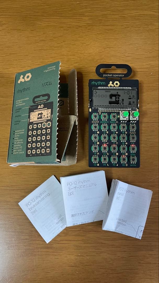 鍵盤楽器 pocket operator PO-12 rhythm PO-12 rhythm – Media Integration, Inc.
