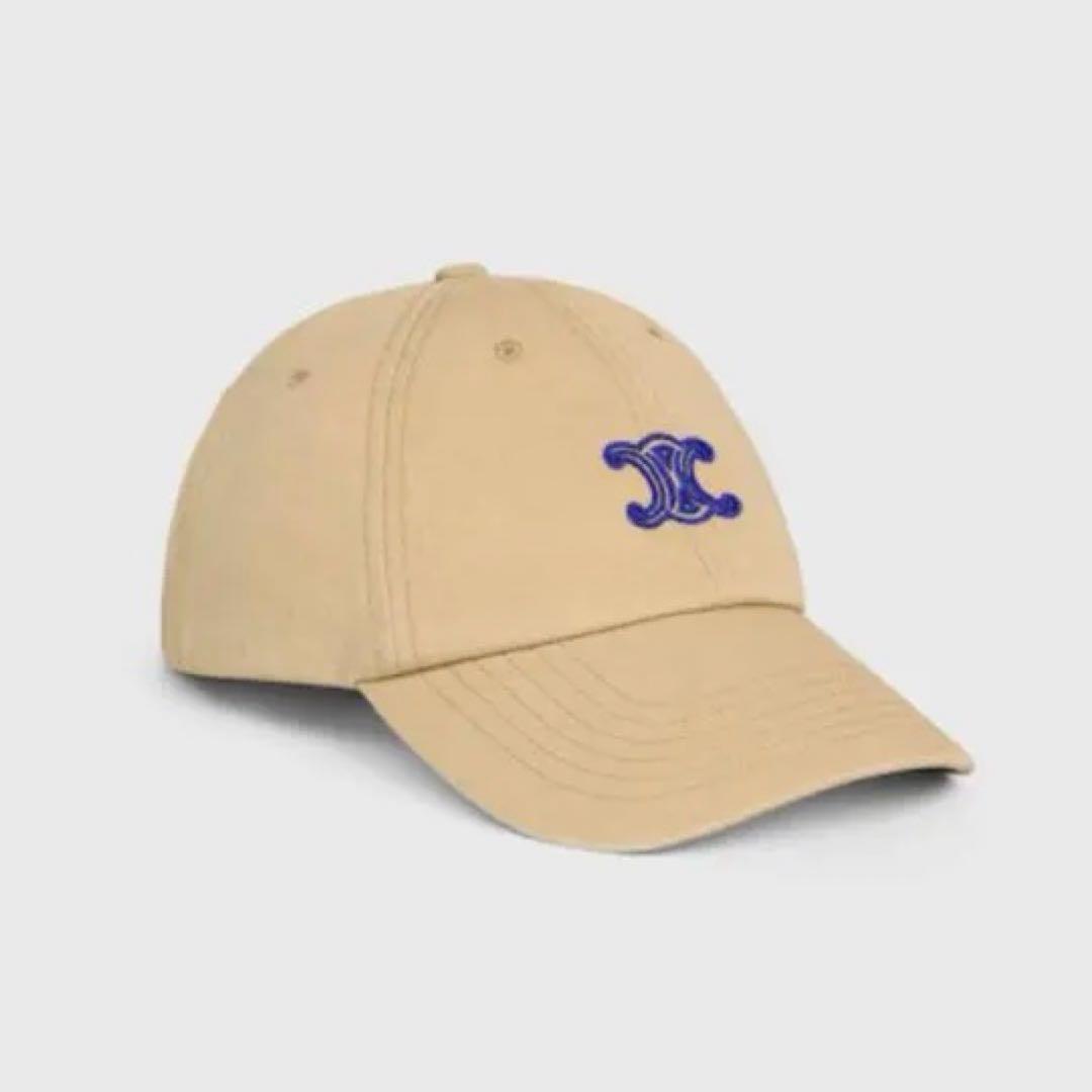 セリーヌ新作　ヴィヴィエンヌキャップ　コットンツイル