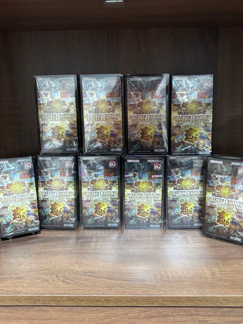 遊戯王　クォーターセンチュリーアートコレクション　10ボックス　シュリンク付き