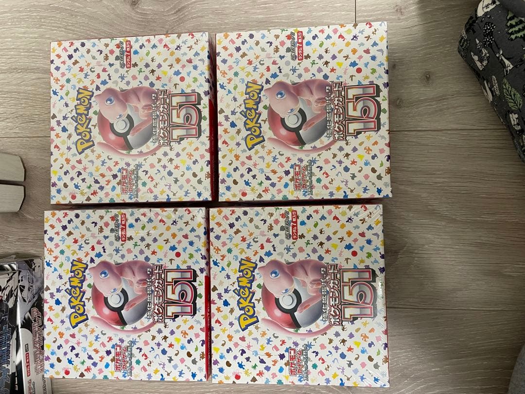 151 ポケカ　ボックス　4箱　4ボックス ポケモンカードゲーム 4月下旬再販分 ポケモンカード151 BOX（未開封品