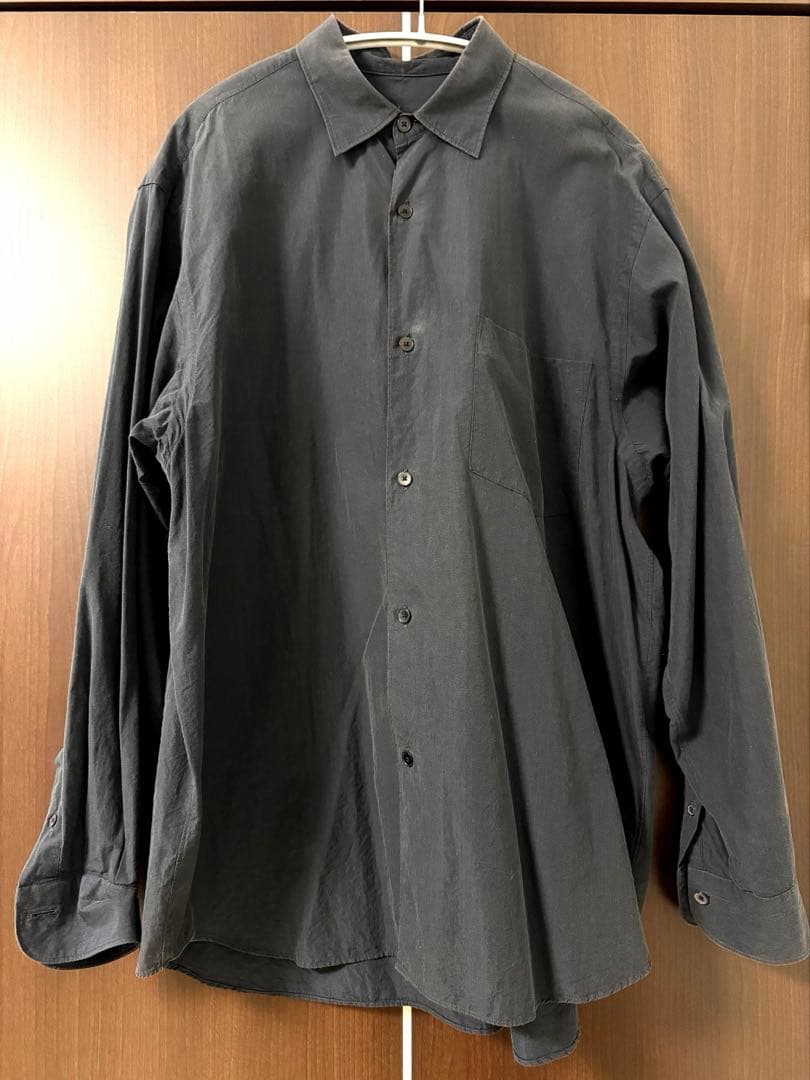 comoli シャツ　新型　サイズ1 ネイビー