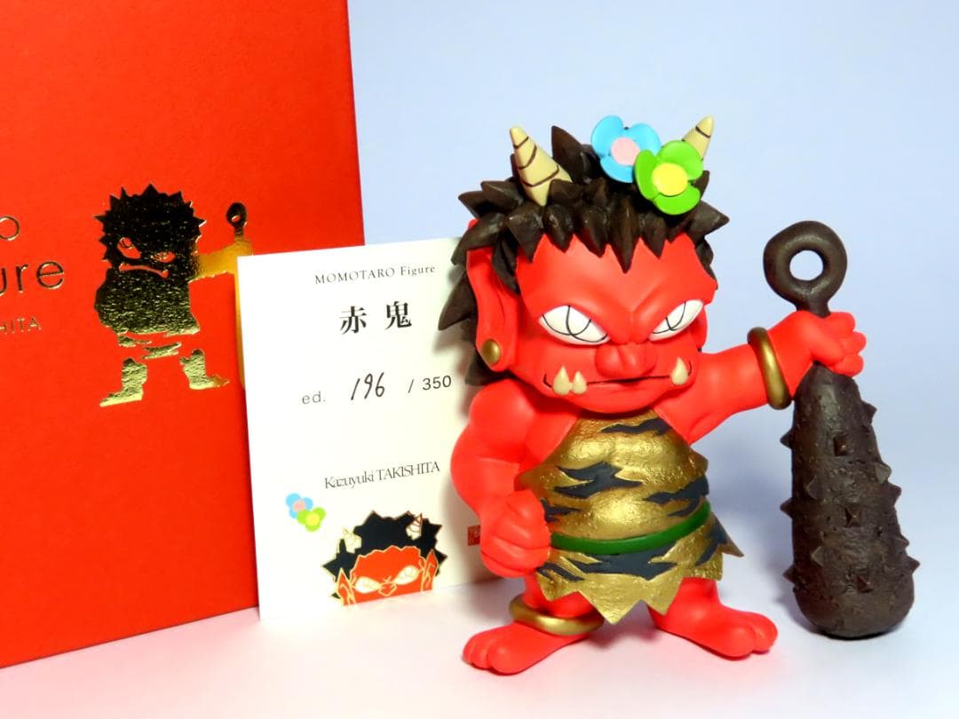 【瀧下和之】　　赤鬼　　桃太郎フィギュア