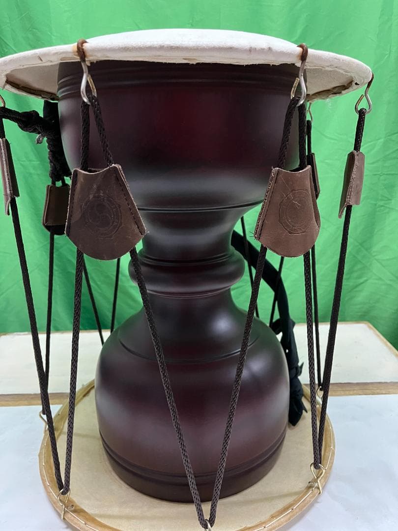 （中古美品）2個セット　民族楽器太鼓 チャング チャンゴ 民族楽器