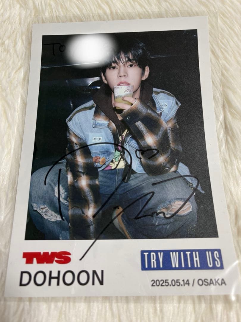 tws ドフン　サイン　TRY WITH US