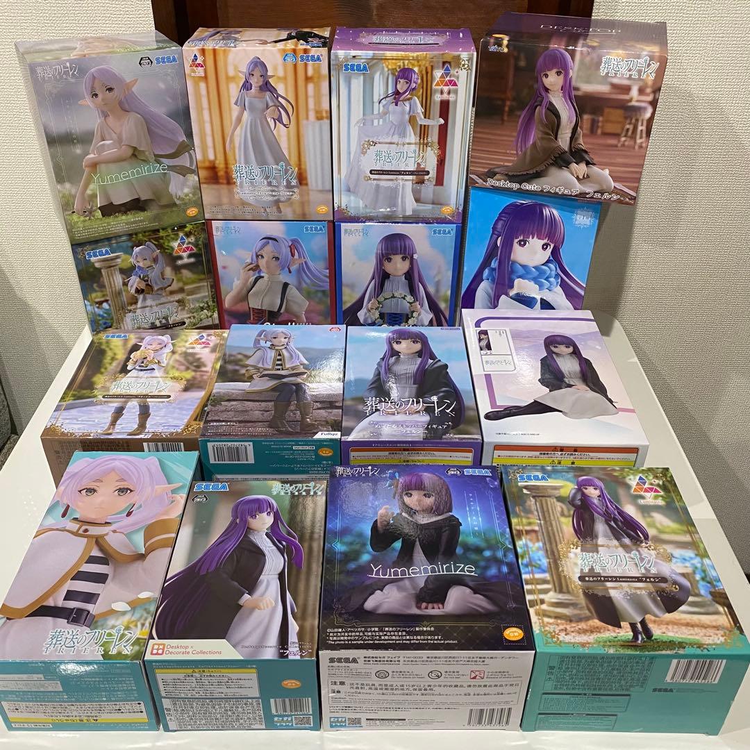 葬送のフリーレン　フリーレン・フェルン　フィギュア　まとめ売り　16点セット