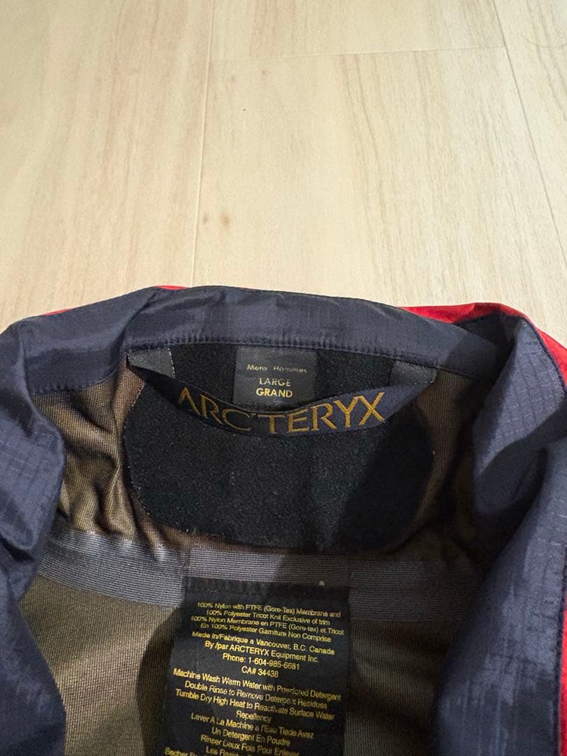 Arcteryx Theta LT Jacket 98 カナダ製金刺繍 菅田将暉