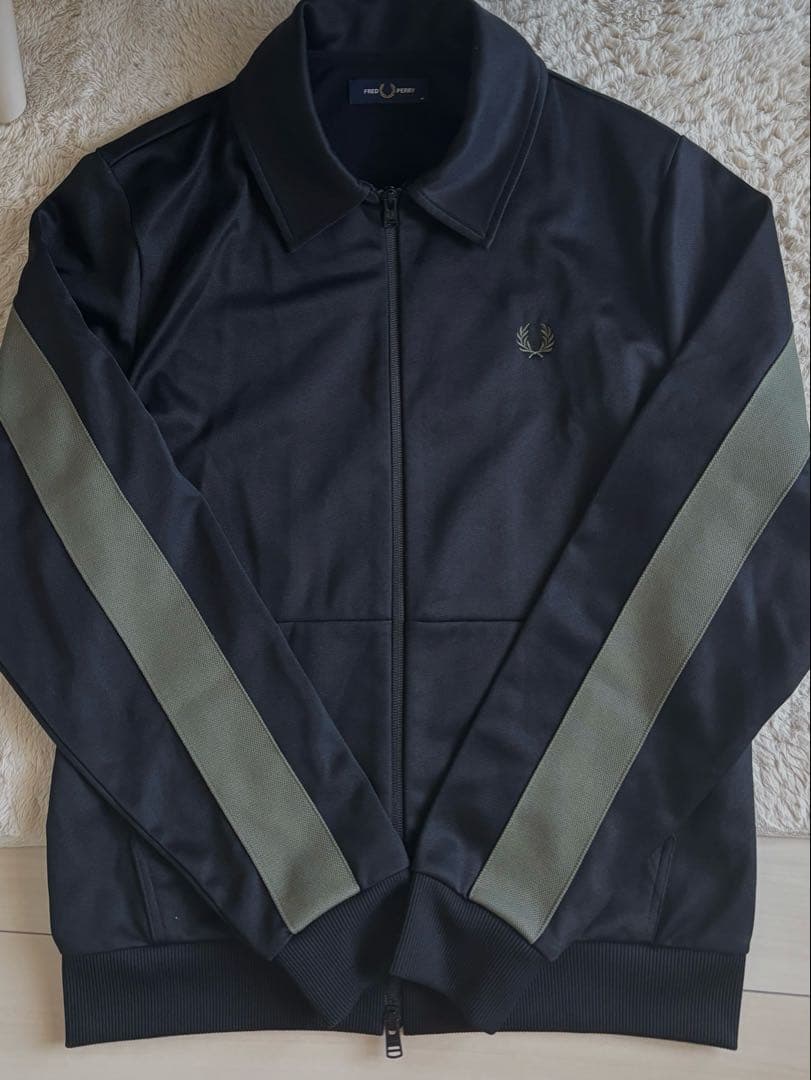 FRED PERRY ブラック ジャケット M FRED PERRY / フレッドペリー417別注 Tennis Bomberブルゾン（ナイロン