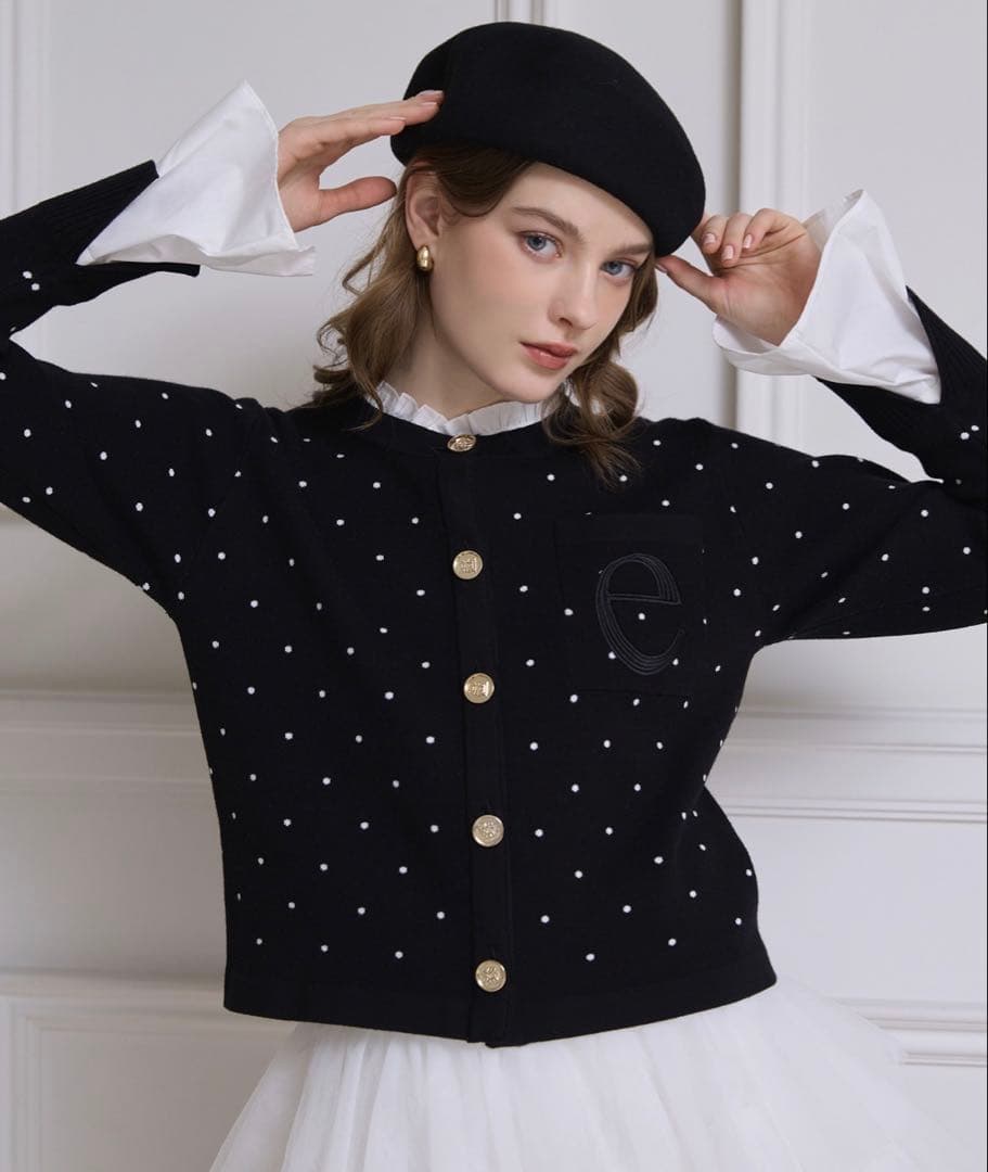 eimy istoire Attached collar ニットジャケット - メルカリ