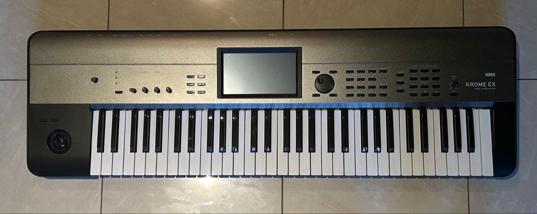 鍵盤楽器 KORG KROME EX61 Korg Krome EX 61-key Synthesizer Workstation For Sale