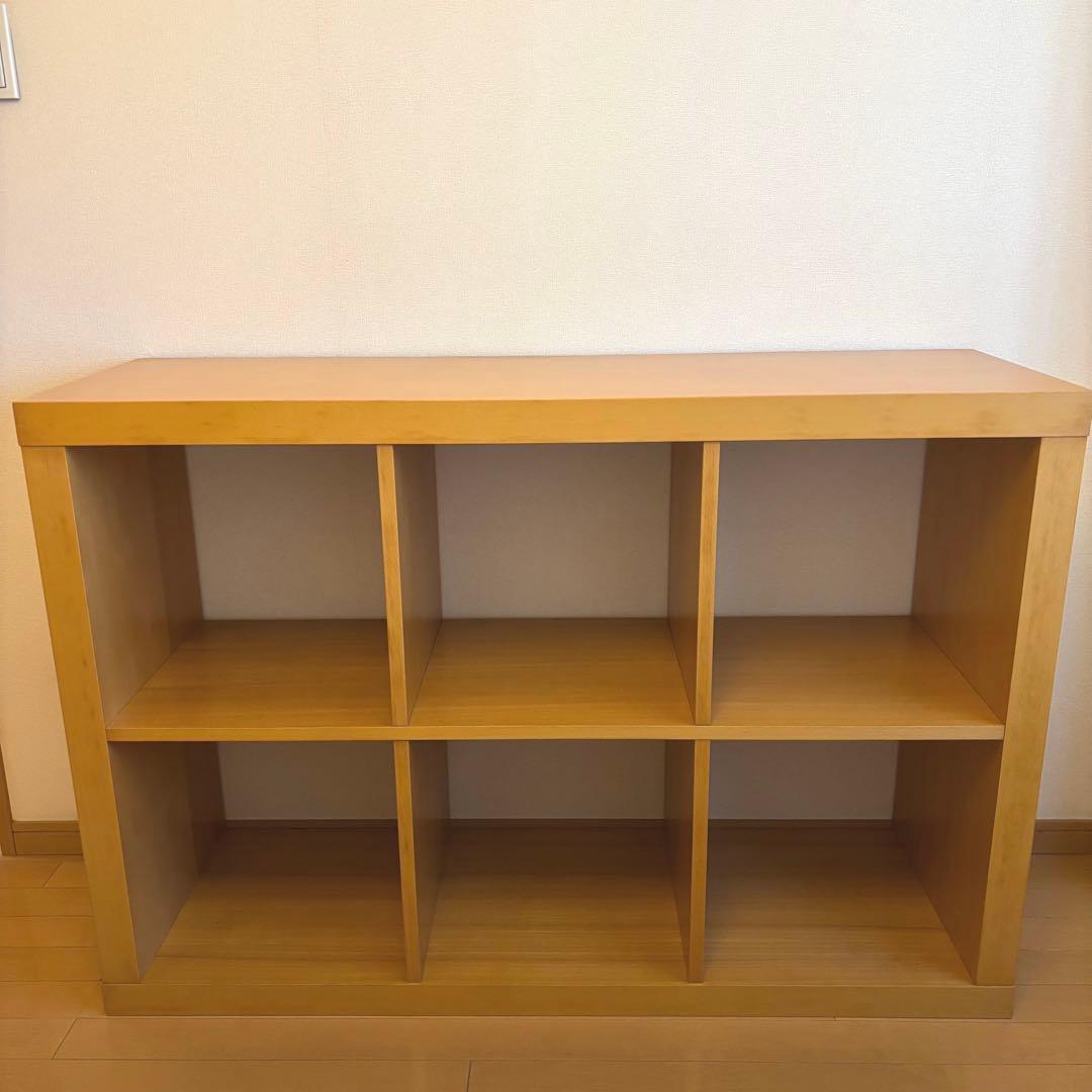 無印良品　MUJI 木製オープンシェルフ 2段