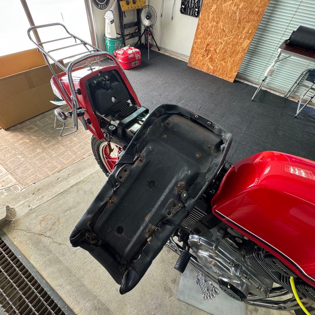 GSX250E GSX400E ザリ 三段 シート チョビ三 チョビサン - メルカリ